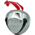 thumbnail image 2 of Believe Bell Christmas Tree Hanging Ornaments Sleigh Bells, 2 of 7