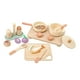 thumbnail image 4 of Cocina de juguete para niños, juego de simulación, accesorios de motricidad fina realistas, juego de cocina de madera para niños en edad preescolar,, 4 of 9
