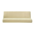 thumbnail image 1 of relayinert Sofa Protector Polyester Stretch Couch Covers For All-round Protection Fitting Plain Sofa Bed Cover Beige, 1 of 6