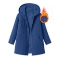 thumbnail image 3 of yillto Womens Fleece Jackets Full Zip up Sherpa Fuzzy Warm Coats Baggy Hooded Jacket for Fall Winter, 3 of 6