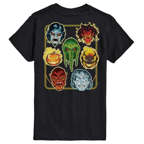Marvel - Halloween Masks  - Men's Short Sleeve Graphic T-Shirt