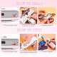thumbnail image 4 of Mini Sellador de Bolsas 2 Piezas Recargable USB-C con Cortador y Imán, 4 of 8