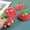 A, variant on Tomato Stress Ball, Soft Rubber Beads Sensory Toy, Squeeze Anxiety Relief for Kids, Realistic Pinch Decompression Fruit, Hand-Eye Coordination Training