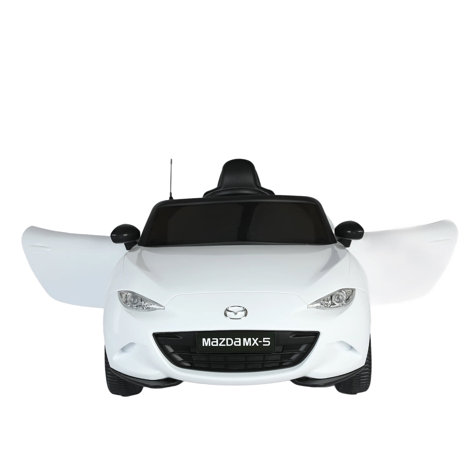 CIPACHO Licensed MAZDA MX-5 RF, 12V Ride On Cars for Kids, Electric Kids Truck Cars, Battery Motorized Vehicles with 2.4G Remote Control, USB, Bluetooth, White CIPACHO Licensed MAZDA MX-5 RF, 12V Ride On Cars for Kids, Electric Kids Truck Cars, Battery Motorized Vehicles with 2.4G Remote Control, USB, Bluetooth, White