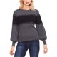 thumbnail image 1 of Suéter de Intarsia Vince Camuto para mujer Gris Extragrande, 1 of 1