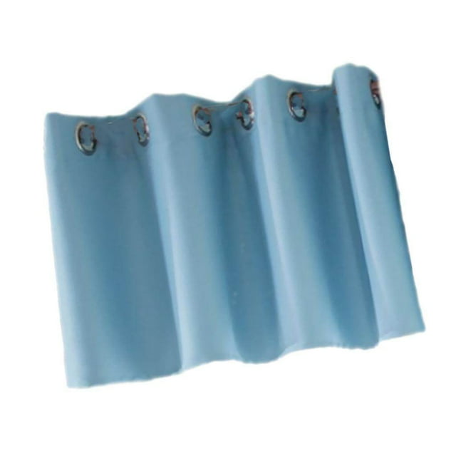 serony Solid Colored Short Valance Curtains Shade Curtain Kitchen Drape Balcony Curtain Kitchen Window Treatment Blue S
