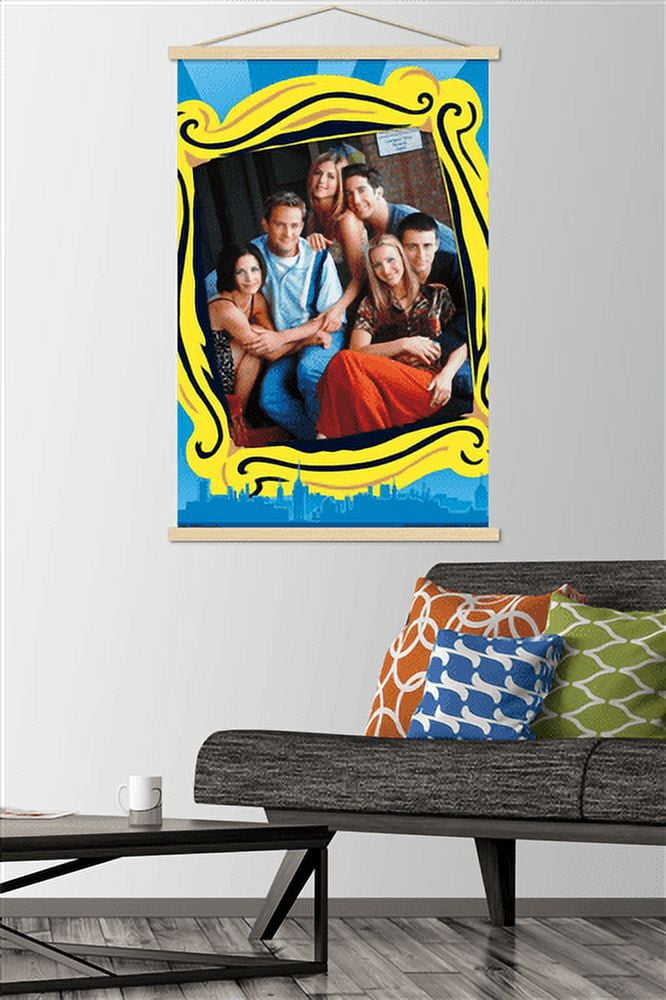 Friends - Group Wall Poster with Magnetic Frame, 22.375" x 34"