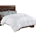 Peace Nest All Season White Goose Down King Comforter with 100 cotton