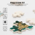 thumbnail image 5 of Sikiie Green Gold Glitter Puzzle, Jigsaw Puzzles, Jigsaw Puzzles 1000 Pieces, Custom Jigsaw Puzzle for Adults (29.5×19.7in, Horizontal), 5 of 9