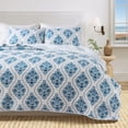 thumbnail image 6 of Coastal Quilt Set - Lightweight, Soft, All-Season - 2-Piece Reversible Nautical Bedding Set (Twin / Twin XL, Nautical Medallion), 6 of 6