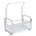 thumbnail image 3 of ZOUSSIQI 304 Stainless Steel Faucet Rag Drain Rack Household Kitchen Free Punching Sink Storage Rack JU316-30294, 3 of 11