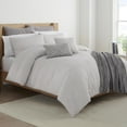 thumbnail image 2 of Martex Paloma Full/Queen Grey 8-Piece Bed in a Bag Comforter Set, 2 of 4