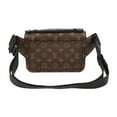 thumbnail image 3 of Pre-Owned LOUIS VUITTON Louis Vuitton S Lock Slingback Waist Bag M45864 Monogram Canvas Leather Brown Neon Yellow Black Body Belt (Good), 3 of 10