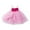 Hot Pink, variant on Mercatoo Toddler Tutu Dress Baby Girls Tulle Sleeveless Princess P𝐚rty 𝐑uffle Su𝐧dress Wedding P𝐚rty Dresses