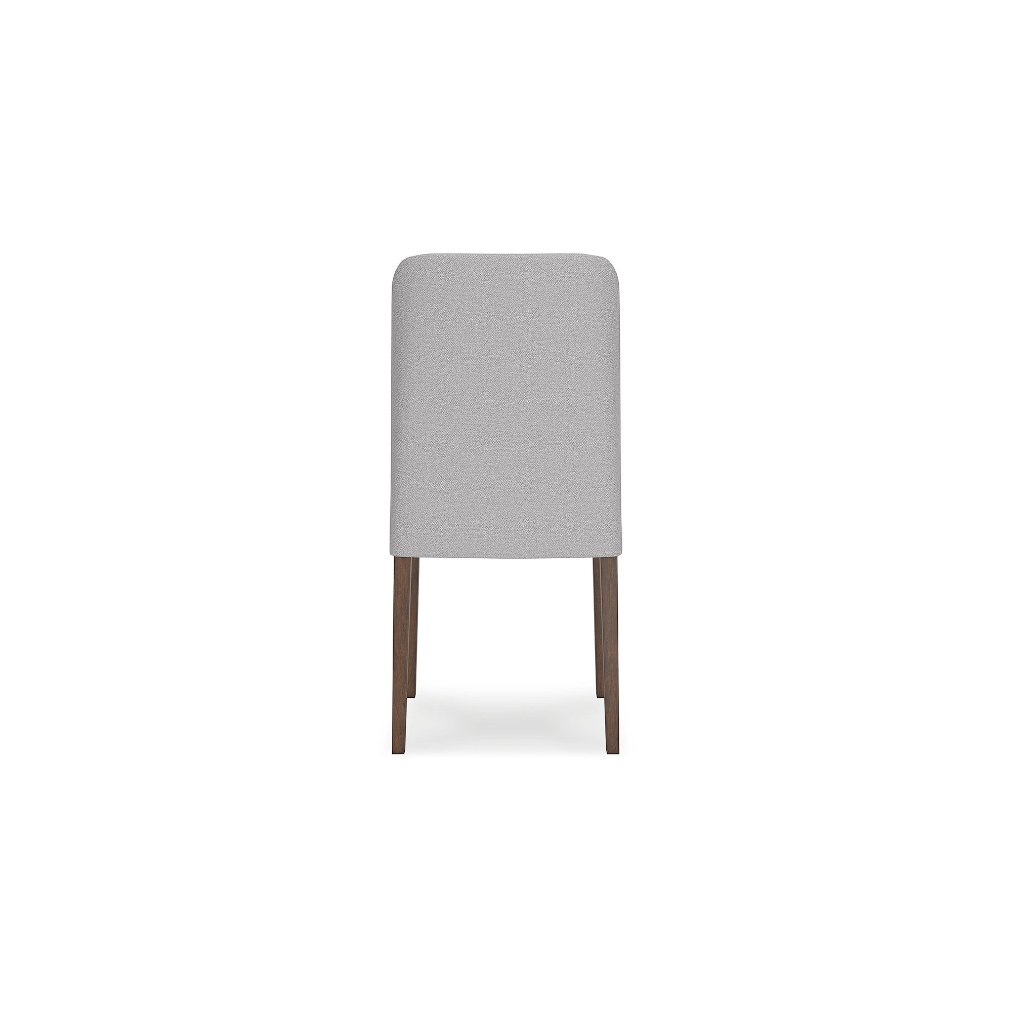 Signature Design by Ashley Lyncott Contemporary Dining Room Upholstered Side Chair with Foam Cushion, Set of 2, Cream & Brown