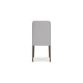 thumbnail image 5 of Signature Design by Ashley Lyncott Contemporary Dining Room Upholstered Side Chair with Foam Cushion, Set of 2, Cream & Brown, 5 of 7