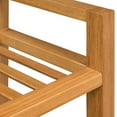 thumbnail image 3 of vidaXL Shoe Rack with 2 Shelves 50x27x40 cm Solid Oak Wood, 3 of 4