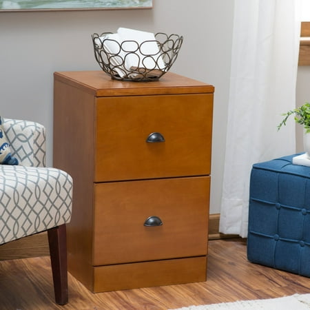 - Belham Living Cambridge 2-Drawer Wood File Cabinet - Light Oak