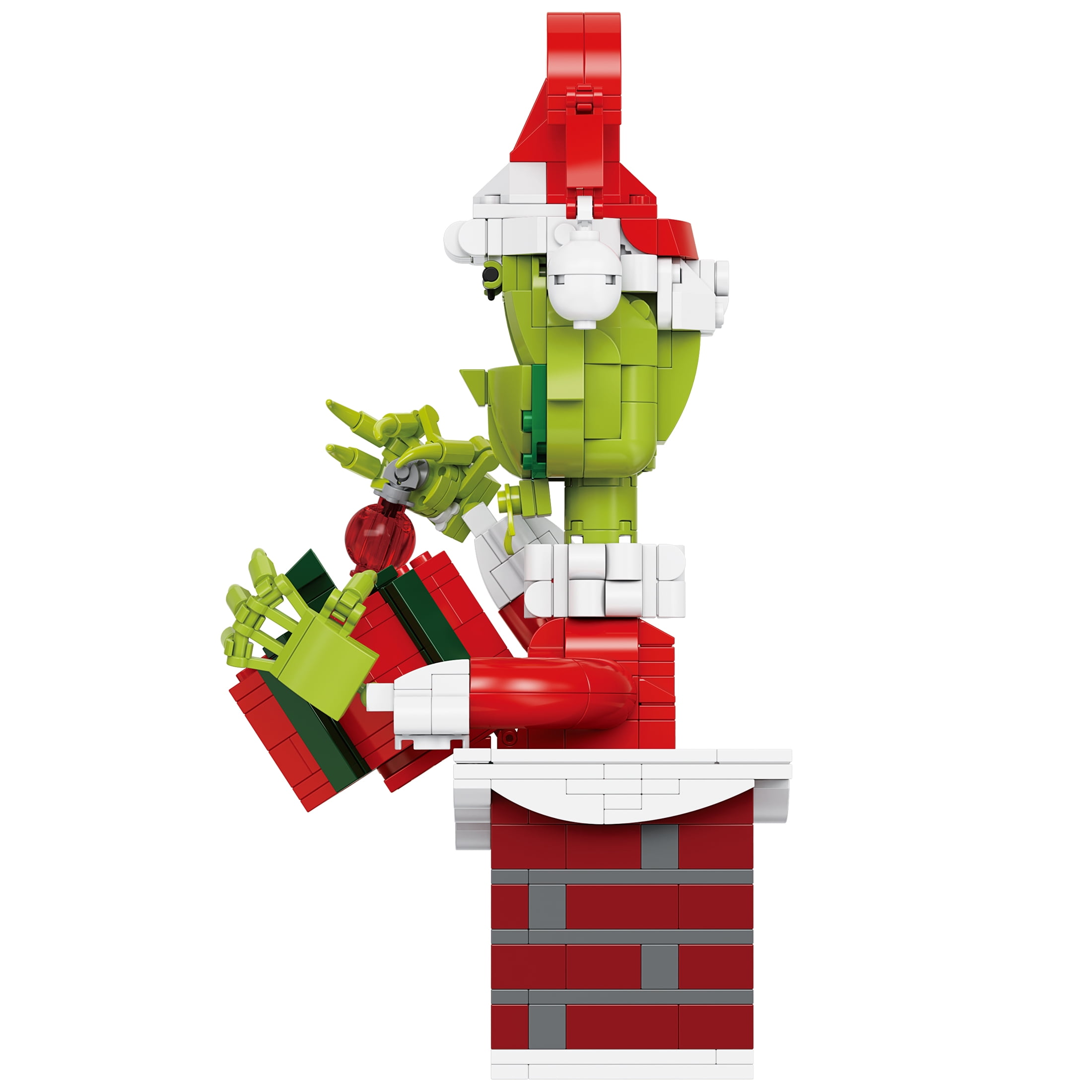 Brickcraft Up the Chimney Grinch Building Kit, (504 Pieces )– Limited Edition Christmas Décor Collectible & Gift for Kids Ages 8+