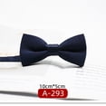 thumbnail image 3 of Guardoinrt Polyester Soft And Comfortable Solid Color Children Bow Tie For Business Events Wide Application Dark blue, 3 of 6