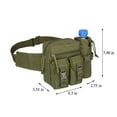 thumbnail image 3 of Zmeidao Clearance Multi Functional Waist Pack, Single Shoulder Hip Belt Bag Packs Water Waist Bag Pouch Hiking Climbing Outdoor Bumbag With Water Bottle Pocket, 3 of 6