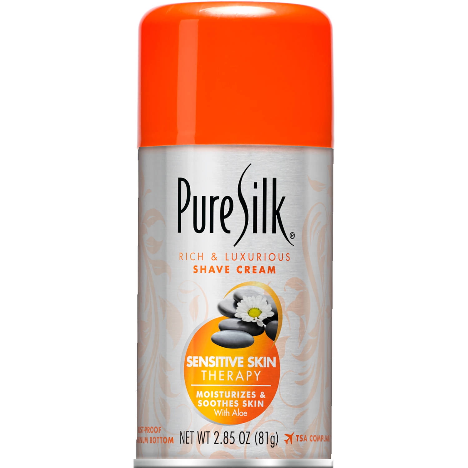 Pure Silk Sensitive Skin Therapy Shave Cream for Women, 2.85 OZ