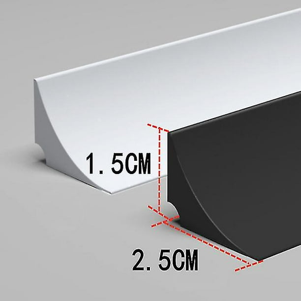 Tira de tapón de agua de silicona de 3m, encimera de cocina flexible, retención de baño, presa de ducha, barrera contra inundaciones, separación seca y húmeda