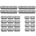 thumbnail image 1 of Cable de placa base de 24 piezas (24 pines, 8 pines y 6 pines) para portátil de hasta 3,4 mm, color negro., 1 of 6