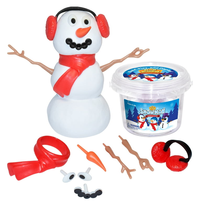 Moldable Putty Build a Snowman Kit Foam Toy Christmas Stocking Stuffer Xmas Gift Moldable Putty Build a Snowman Kit Foam Toy Christmas Stocking Stuffer Xmas Gift