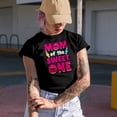 thumbnail image 2 of Mom of the Sweet One with Donut, Mother's Day, Navy Blue T-Shirt, 3XL, 2 of 5