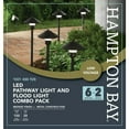 thumbnail image 6 of Open Box Hampton Bay Low-Voltage LED Bronze Outdoor Light Kit (8-Pack), 22.38"H x 3.5"D x 5"W, 6 of 6