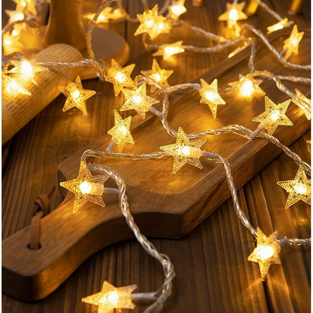 Gran oferta guirnaldas de luces LED con pilas nieve cayendo luces de Navidad LED impermeables al aire libre para vacaciones