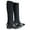 NA, variant on Horze Amara Childrens Chaps Easy Care Suede With Rib - Black L/W