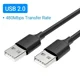 thumbnail image 3 of Cable de extensión USB 3,0 Extra largo, Cable de transferencia de datos de alta velocidad macho A macho para teclado de radiador, extensor de disco duro, 3 of 5
