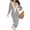 Gray, variant on Onesie Pajamas for Women Butt Flap Sherpa Fleece Hooded Jumpsuit Sexy Deep V Neck Zipper Front Hooded Jumpsuit Comfortable Pajamas