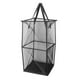 thumbnail image 4 of Cesta de lavandería plegable, cesto de malla para ropa sucia con asas, para ropa sucia Negro 33cmx33cmx66cm, 4 of 9