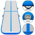 thumbnail image 4 of FBSPORT Air Track Inflatable Gymnastics Mat with Air Pump, 20 ft Tumbling Track Air Mat For Yoga, Cheerleading, Fitness & Training , Blue, 4 of 8
