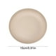 thumbnail image 3 of Bandeja de cena de plástico | Placa reutilizable irrompible | Material de paja de trigo ligero de 6 pulgadas | Apto para lavavajillas y microondas | Colores surtidos | Ideal para cocina, camping,, 3 of 6