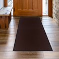 thumbnail image 4 of Ottomanson Utility Waterproof Non-Slip Rubberback Solid 2x5 Indoor/Outdoor Runner Rug, 2' x 5', Brown, 4 of 7
