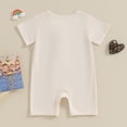 thumbnail image 3 of Bagilaanoe Newborn Baby Girls Boys One-pieces Short Sleeve Jumpsuit 3M 6M 12M 18M 24M Infant Romper Casual Clothing, 3 of 8