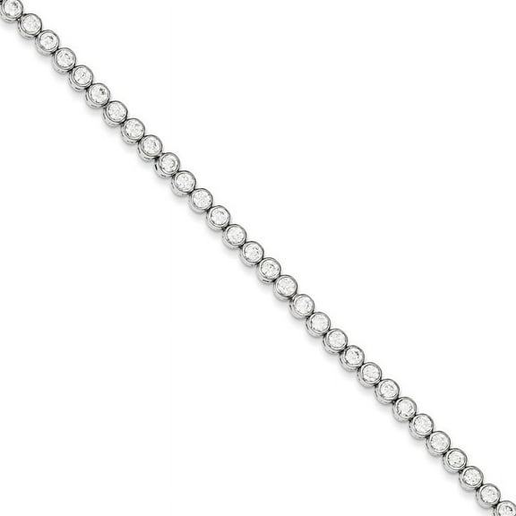 Sterling Silver CZ Bracelet