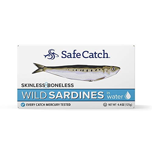 Safe Catch Wild Sardines in Water Skinless Boneless WildCaught Sardine