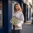 thumbnail image 6 of FORMRS 13-13.3 inch Laptop Sleeve Case Soft Carrying Quilted Computer Bag Cover, Beige Floral Garden, 6 of 7
