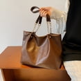 thumbnail image 4 of Bolso Mano Elegante para Mujer Hombro PU Gran Capacidad, 4 of 9