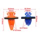 thumbnail image 2 of Adecuado para Toyota Highlander FJ Cool Road Ze Super Fender rueda trasera protector de cejas hebilla fija Clip de coche treinta azul, 2 of 2