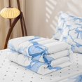 thumbnail image 5 of Manfei Letter M Monogrammed Zipper Twin Comforter Sets with Fitted Sheet and 2 Pillowcases For Girl,Girly Bowknot Zipper Bedding Set Fir Kids,Reversible,4-Piece, 5 of 7