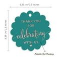 thumbnail image 6 of Inkdotpot Rose Gold Foil Paper Hang Tags Thank You For Celebrating With Us Bridal Shower-Baby Shower-Retirement-Wedding-Birthday Favor Tags 50 Piece, 6 of 7