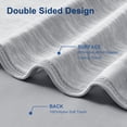 thumbnail image 2 of Teler Cooling Blanket for Hot Sleepers, Double-Sided Lightweight Breathable Summer Blanket for Bed Sofa Travel, Twin Size 60"×80", Light Gray, 2 of 8