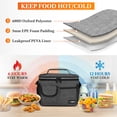 thumbnail image 4 of OPUX Insulated Lunch Box Adult, 14 Can Leakproof Cooler Bag Kid, Charcoal, 4 of 9