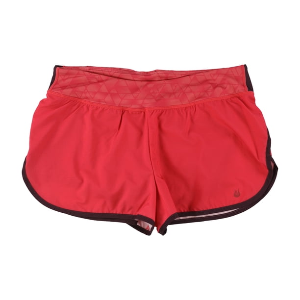 SOLFIRE Womens Peak Athletic Workout Shorts hibiscusred M